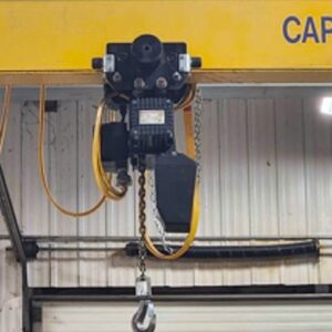 Lot of (5), Free-Standing Overhead Cranes with KITO Hoists (1-Ton & 2-Ton)